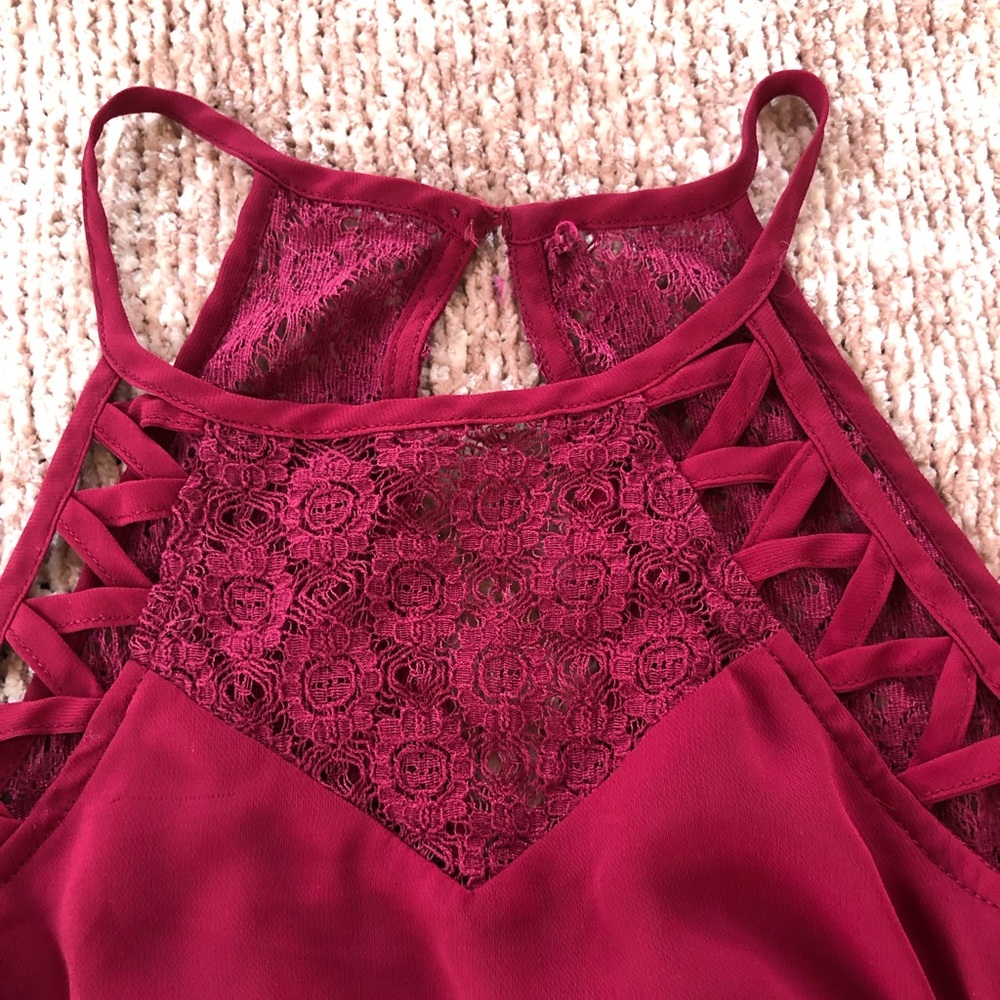 Triple R- Ruby Red Romper - Picture 2 of 4